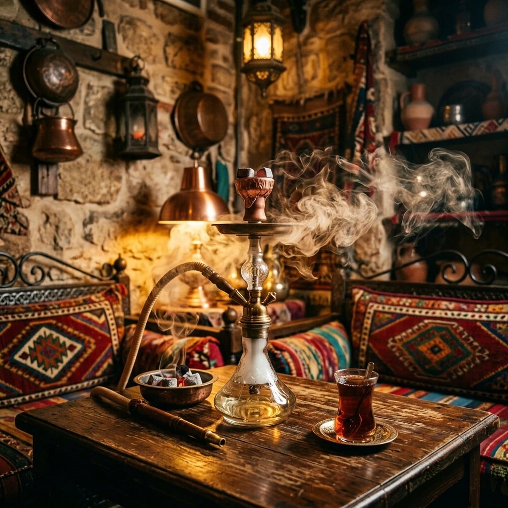 Tuğra Nargile & Kafe — nargile keyfi atmosfer